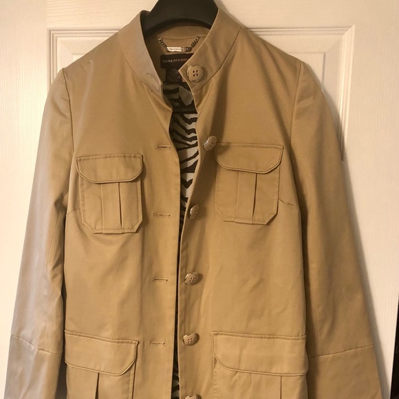Dana Buchman Jackets & Blazers - Dana Buchman Tan Button Down Jacket ~ Size XS